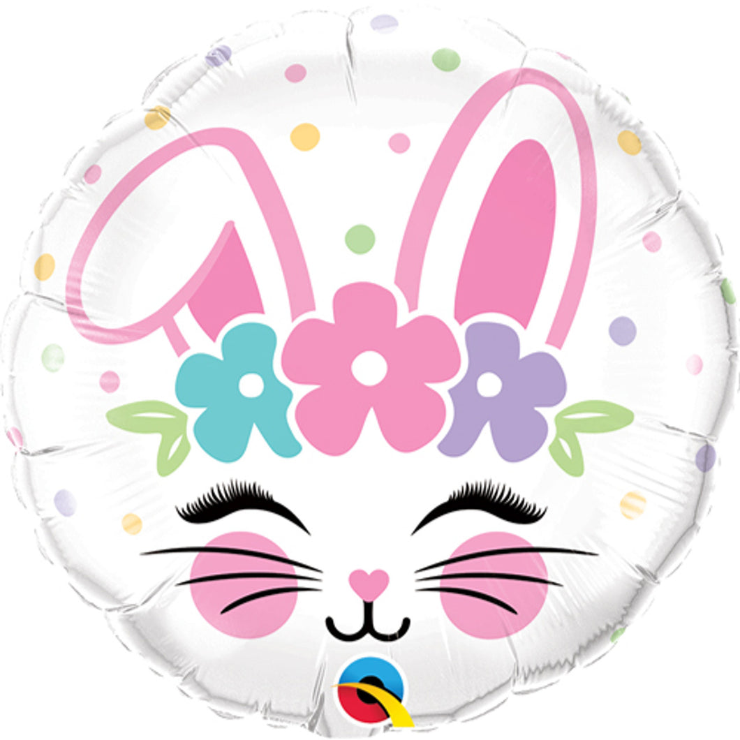18 Inch Cute Easter Bunny Foil Balloon