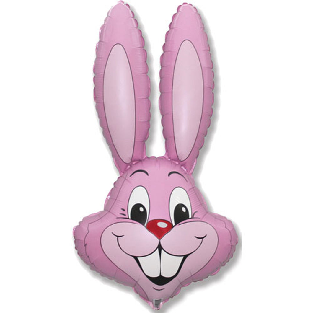 35 Inch Bunny Head Foil Balloon