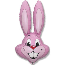 Load image into Gallery viewer, 35 Inch Bunny Head Foil Balloon
