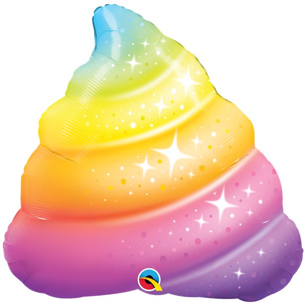 Rainbow Unicorn poop Supershape 30