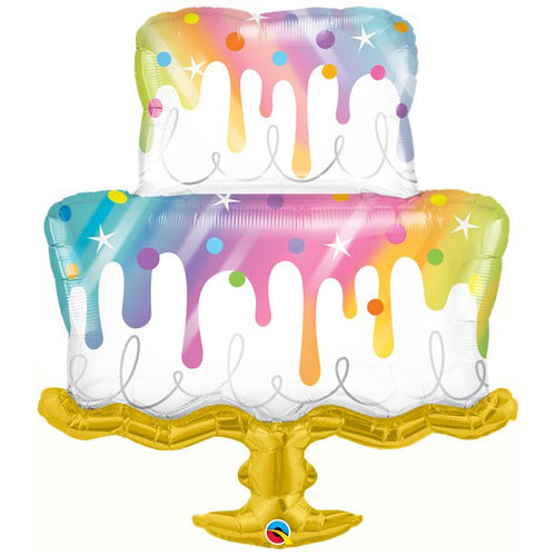 Rainbow Drip Cake SuperShape 45