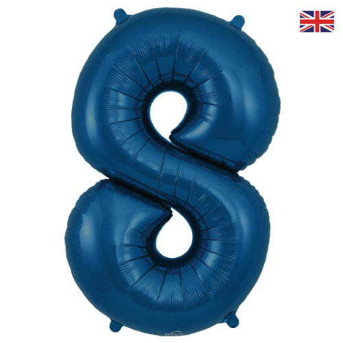 Letter B - Blue Helium Foil Balloon - 34 Inch