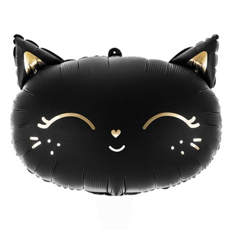 19 Inch Lovable Black Cat Foil Balloon