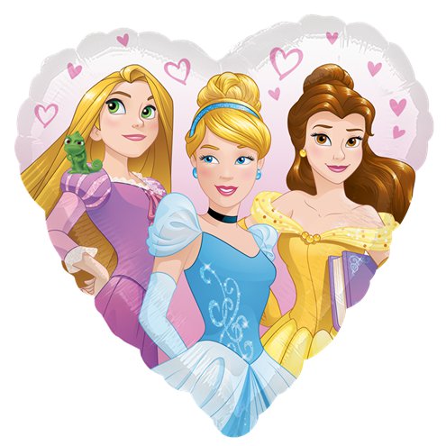 Disney Princess Heart 18" Foil Helium Balloon