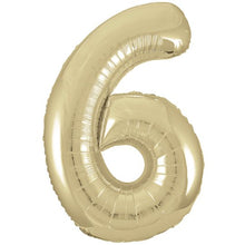 Load image into Gallery viewer, 34&quot; White Gold Numbers 0-9
